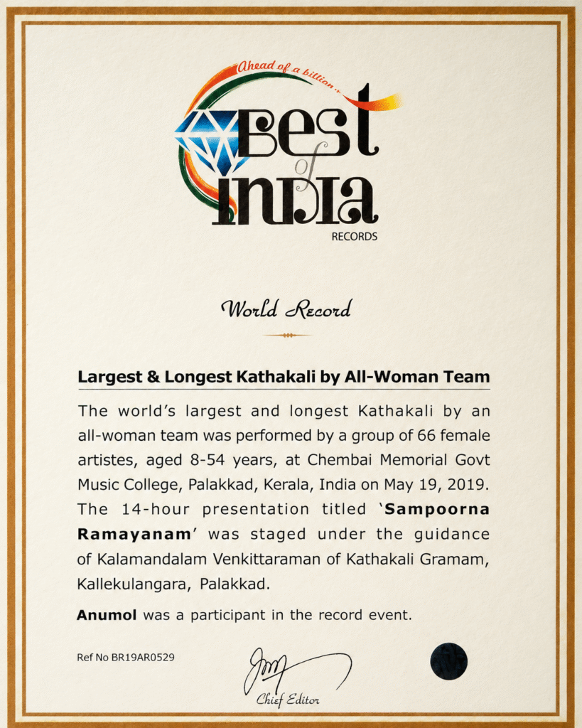 Best of India - World Record - Anumol